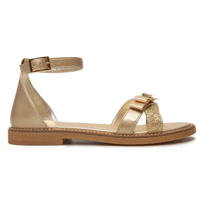 Sandály Tommy Hilfiger Sandal T4A2-33943-0572 S Zlatá