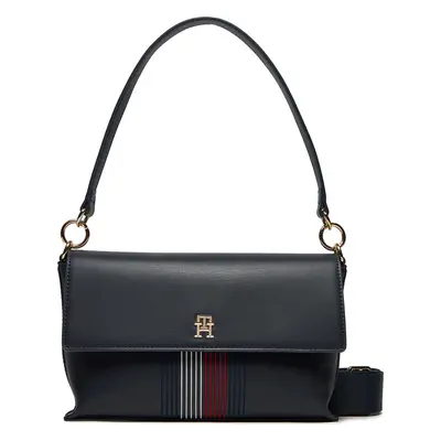 Kabelka Tommy Hilfiger Distinct Shoulder Bag Corp AW0AW16795 Tmavomodrá