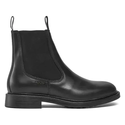 Kotníková obuv s elastickým prvkem Gant Millbro Chelsea Boot 27631416 Černá