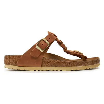 Žabky Birkenstock Gizeh Braided 1021336 Hnědá