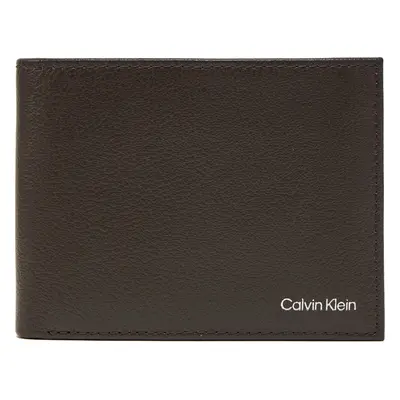 Velká pánská peněženka Calvin Klein Warmth Bifold 5cc W/Coin L K50K512790 Hnědá