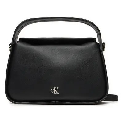 Kabelka Calvin Klein Metal Mono Mini Block20 W/Flap K60K612246 Černá