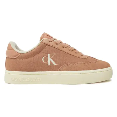 Sneakersy Calvin Klein Jeans Classic Cupsole Low Mix Mg Wn YW0YW01636 Růžová