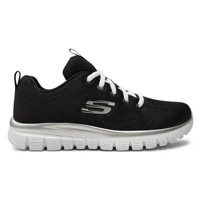 Sneakersy Skechers Get Connected 12615/BKW Černá