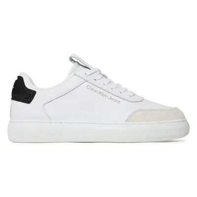 Sneakersy Calvin Klein Jeans Casual Cupsole YM0YM00670 Bílá