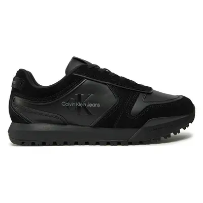 Sneakersy Calvin Klein Jeans Toothy Runner Irregular Lines YM0YM00624 Černá