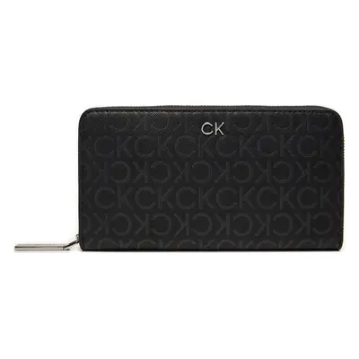 Velká dámská peněženka Calvin Klein Ck Daily Xl Zip K60K612442 Černá