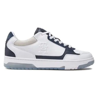 Sneakersy Tommy Hilfiger Th Basket Best Locker FM0FM04969 Bílá