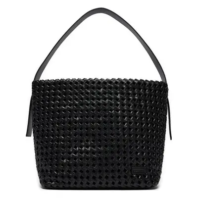 Kabelka Calvin Klein Ck Braided Medium Shopper K60K612131 Černá