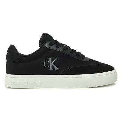 Sneakersy Calvin Klein Jeans Classic Cupsole Low Mix Mg Wn YW0YW01636 Černá