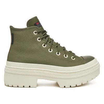 Plátěnky Converse Chuck Taylor All Star Lugged Heel Platform Waterproof A11163C 306 Zelená