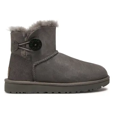 Sněhule Ugg W Mini Bailey Button II 1016422 Šedá