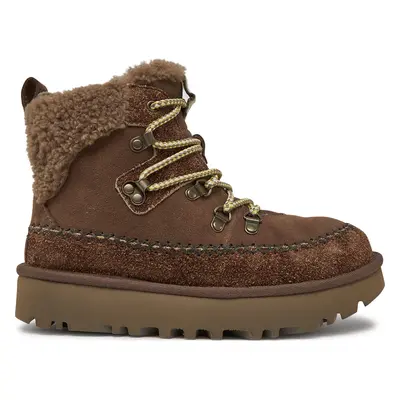 Sněhule Ugg W Classic Alpine Lace Up 1158271 Hnědá