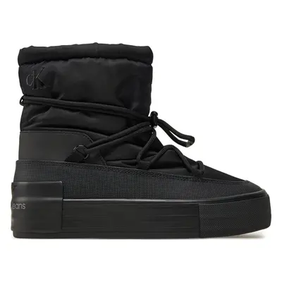 Polokozačky Calvin Klein Jeans Vulc Flatform Snow Boot Wn YW0YW01591 Černá