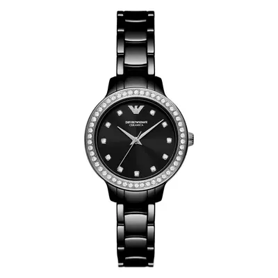 Hodinky Emporio Armani Ceramic AR70008 Černá