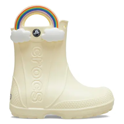 Holínky Crocs Handle It Rainbow Rain Boot Kids 210026 Žlutá