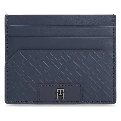 Pouzdro na kreditní karty Tommy Hilfiger Th Monogram Cc Holder AM0AM12169 Tmavomodrá