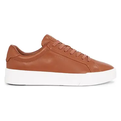 Sneakersy Tommy Hilfiger Th Court Best Cognac FM0FM05136 Hnědá