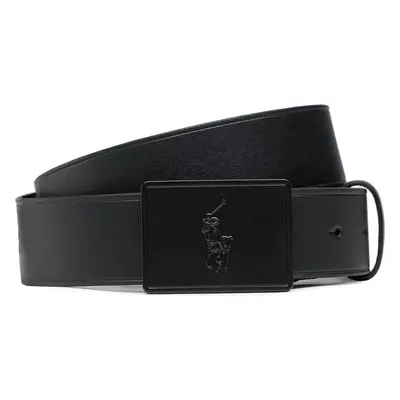 Pánský pásek Polo Ralph Lauren 36mm Pp Plaque Belt 405691693005 Černá