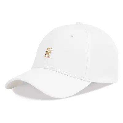 Kšiltovka Tommy Hilfiger Elevated Chic Cap AW0AW17128 Bílá