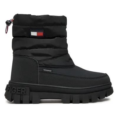 Sněhule Tommy Hilfiger Fur Boot T3X5-33715-1695 S Černá