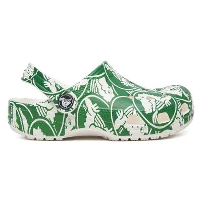 Nazouváky Crocs Classic Duke Print Clog K 210007 Zelená