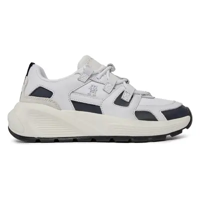 Sneakersy Tommy Hilfiger Th Premium Runner Mix FW0FW07651 Bílá