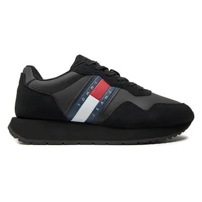 Sneakersy Tommy Jeans Tjm Modern Runner EM0EM01316 Černá