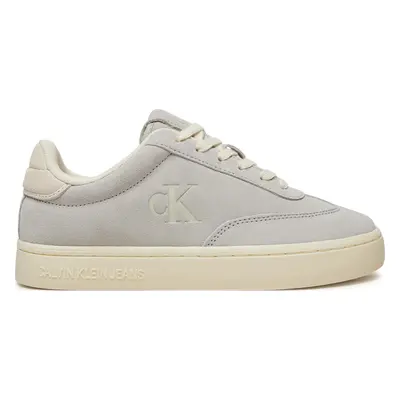 Sneakersy Calvin Klein Jeans Classic Cupsole Laceup Wt Wm YW0YW01833 Šedá