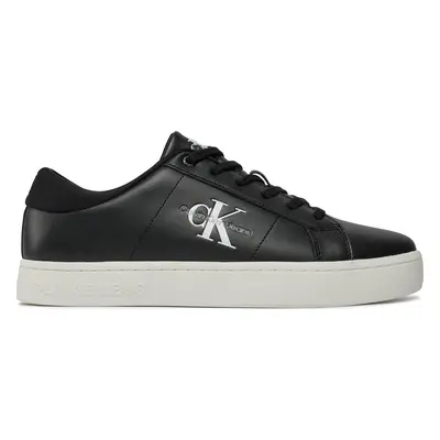 Sneakersy Calvin Klein Jeans Classic Cupsole Low Laceup Lth YM0YM00864 Černá