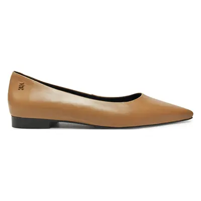 Baleríny Tommy Hilfiger Th Pointy Ballerina FW0FW08291 Khaki