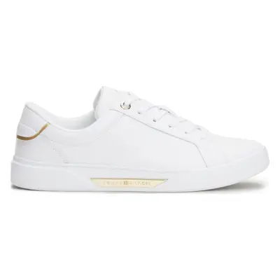 Sneakersy Tommy Hilfiger Chic Hw Court Sneaker FW0FW07813 Bílá