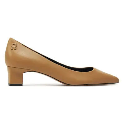 Lodičky Tommy Hilfiger Th Mid Heel Pump FW0FW08204 Khaki