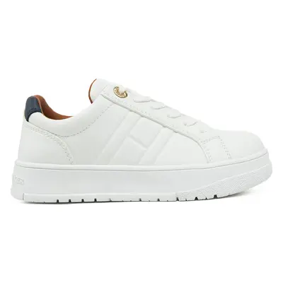 Sneakersy Tommy Hilfiger Low Cut Lace-Up Sneaker T3X9-33857-1355 M Bílá