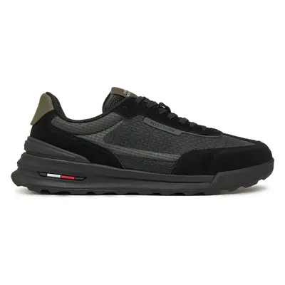 Sneakersy Tommy Hilfiger Retro Runner Seasonal FM0FM05328 Černá