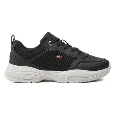 Sneakersy Tommy Hilfiger Chunky Runner FW0FW07818 Černá