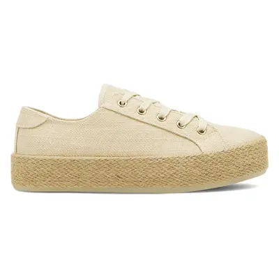 Espadrilky DeeZee WSK1576-01 Béžová