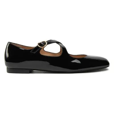 Polobotky Stuart Weitzman Clem Flat SK070 Černá