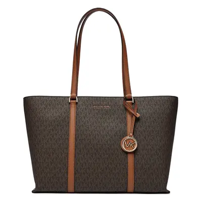 Kabelka MICHAEL Michael Kors Temple Tote 30R4G1LT3B Hnědá