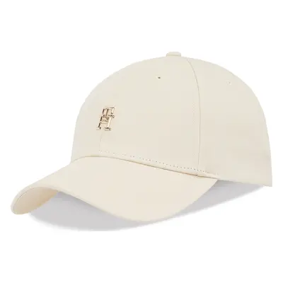 Kšiltovka Tommy Hilfiger Elevated Chic Cap AW0AW17128 Écru