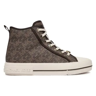 Plátěnky MICHAEL Michael Kors Evy High Top 43F4EYFE5B Hnědá