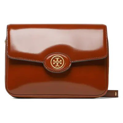 Kabelka Tory Burch Robinson Spazzolato 143122 Hnědá