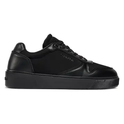 Sneakersy Calvin Klein Low Top Lace Up W/ Stitch HM0HM01368 Černá