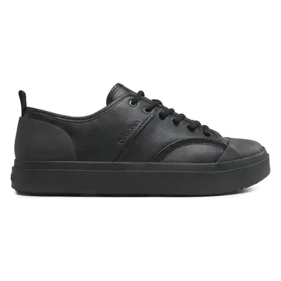 Plátěnky Calvin Klein Low Top Lace Up Lth HM0HM01045 Černá