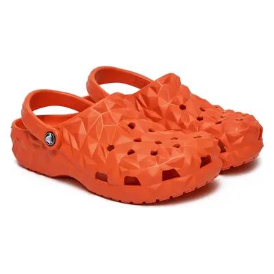 Nazouváky Crocs Classic Geometric Clog 209563 Červená