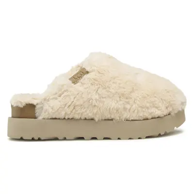 Bačkory Ugg W Fuzz Sugar Slide 1135132 Béžová