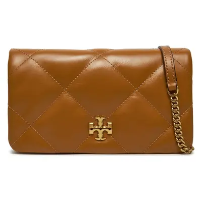 Kabelka Tory Burch Kira iamond Quilt Chain Wallet 158624 Hnědá