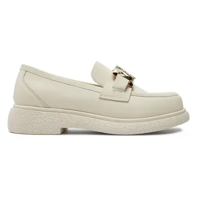 Loafersy Patrizia Pepe PJ282.02 Écru