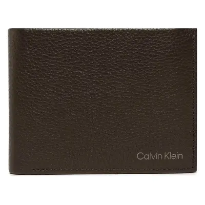 Velká pánská peněženka Calvin Klein Warmth Trifold 10Cc W/Coin L K50K507969 Hnědá