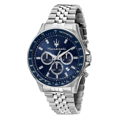 Hodinky Maserati Sfida Chronograph R8873640025 Stříbrná